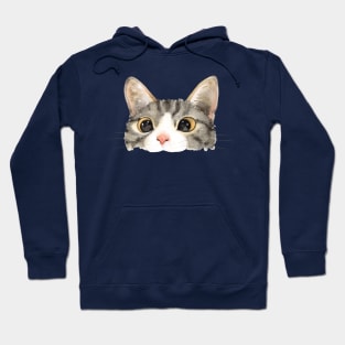 Bright Eyed Kitty Cat Hoodie